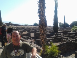 Me, the Old Houses in Capharnaum at the back