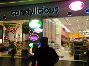 Me at candalicious-Dubai Mall
