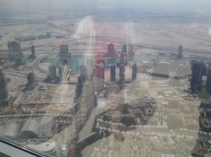 Viewed at the top of Borj Khalifa