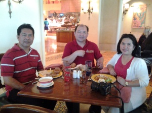 Me, Fr Estong and Maryann at Atlantis Hotel-Dubai