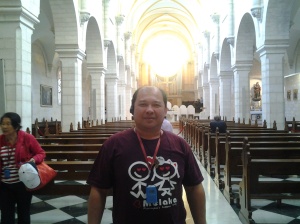 Me at inside the St. Catherine Church