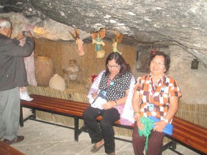 Marivet C Inside the Shepherd's field grotto