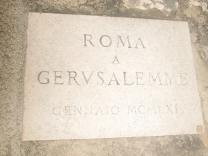 Garden of gethsemane sign