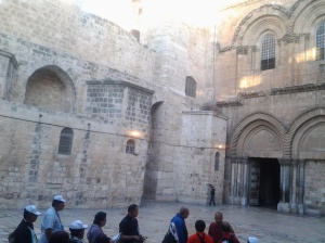 Holy Sepulchre where the 10th to 15th finished Stations happened here