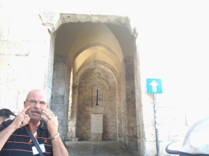 entrance to upper room and dormition abbey mt zion