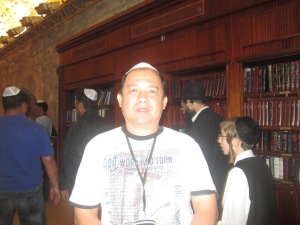 713 Me at the Synagogue of the Western (Wailing) Wall