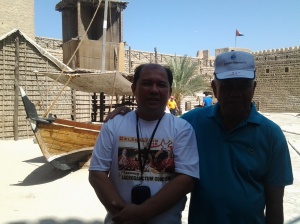 Me and Just Grino at Dubai Museum
